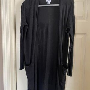 Old Navy Black Long Cardigan